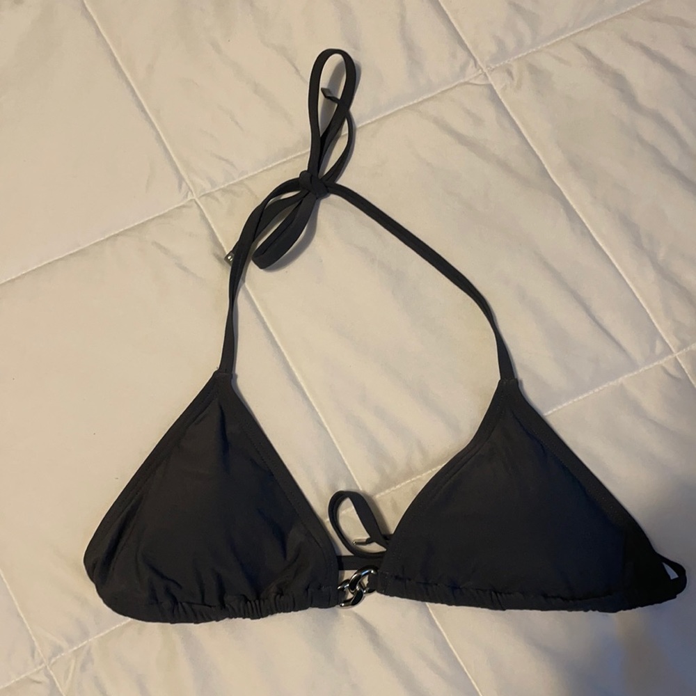Michael Kors gray swimsuit top!